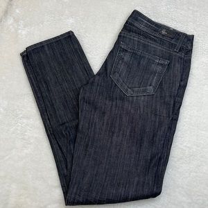Paige Skyline Blackwash Denim Jeans Size 26